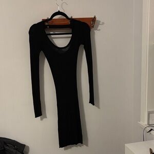 Wilfred Classic Black Long Sleeve Dress